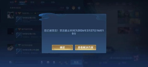 王者荣耀怎么解除禁言[图1]